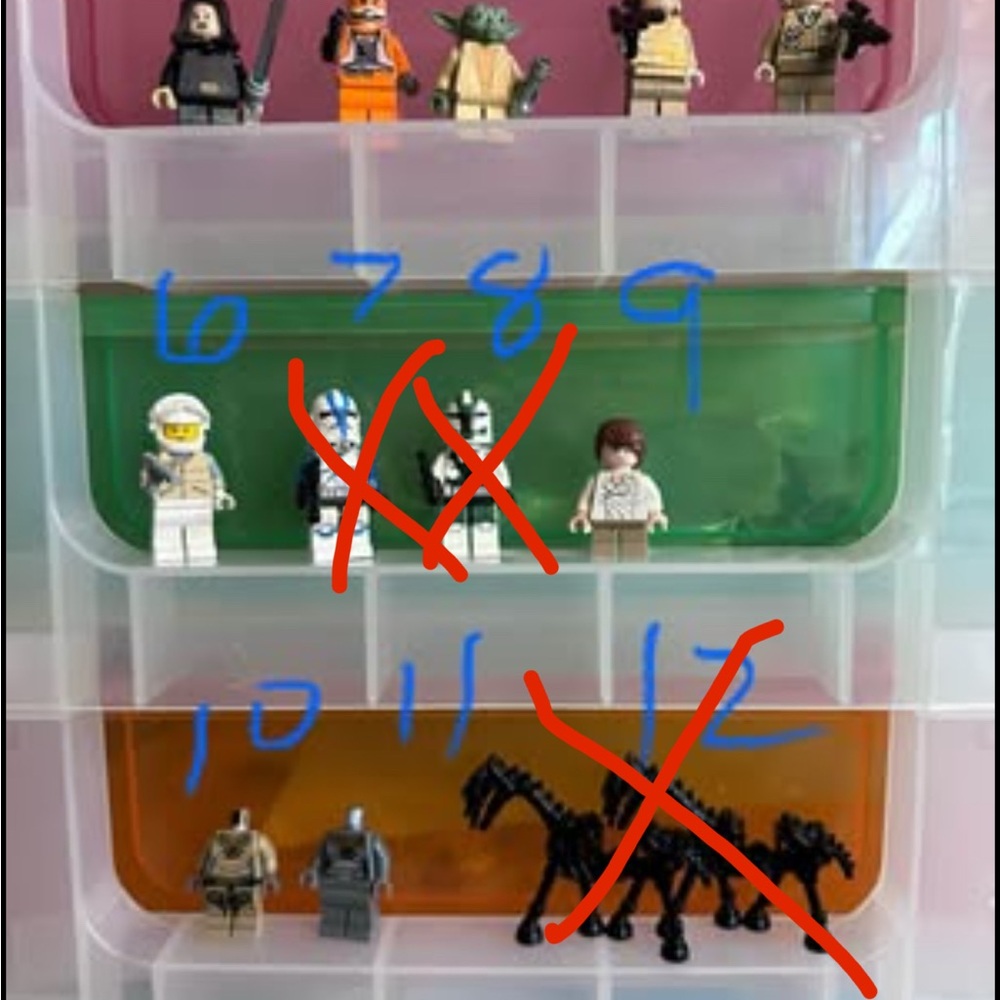 Lego Star Wars Minifig lot of 13